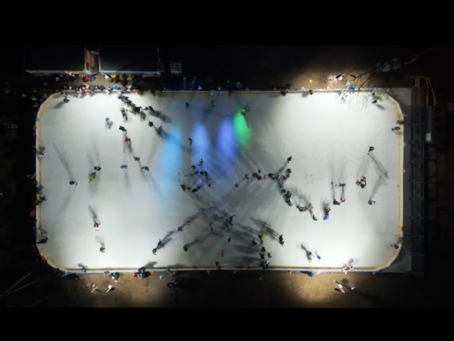 IceWorker ice rink at the swimming pool complex in Milanowek