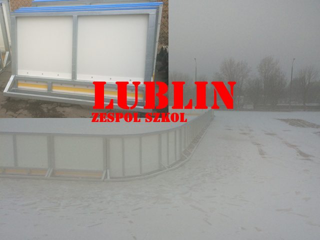 Ice rink in Lublin Old Town